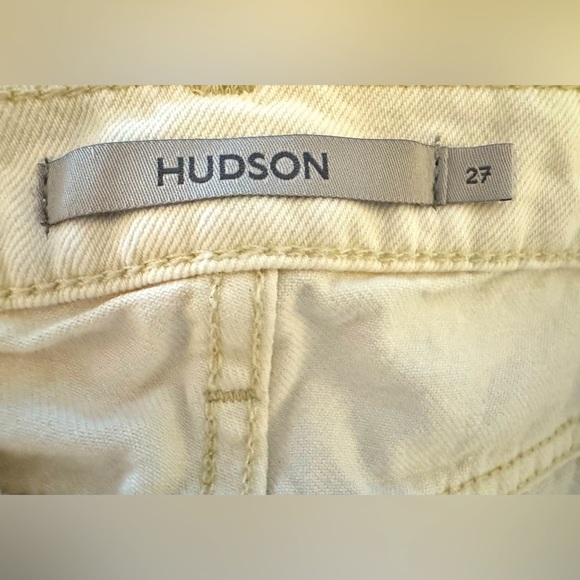 HUDSON Rosie EUC size 29 High-Rise, Wide-leg Jean in "Ecru" - Picture 2 of 5